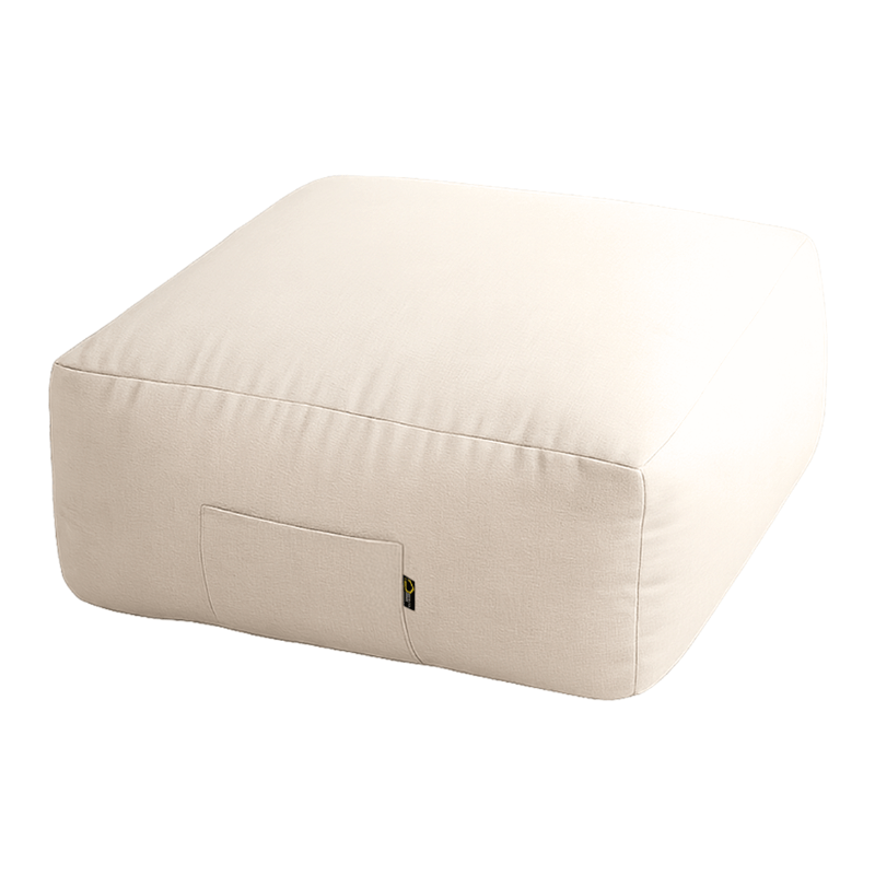 เบาะนั่งทรงสี่เหลี่ยม RENITA HOME รุ่นTOFU POUF สีครีม